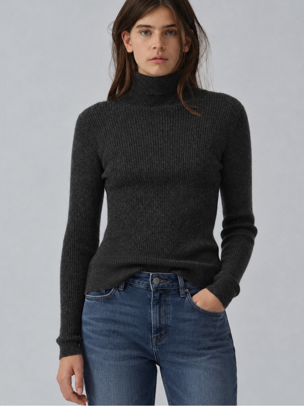 NWT Clichy Merino Wool Turtleneck Sweater Size Medium